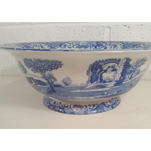 788 - A Large Spode Blue & White China Washbowl 38cm