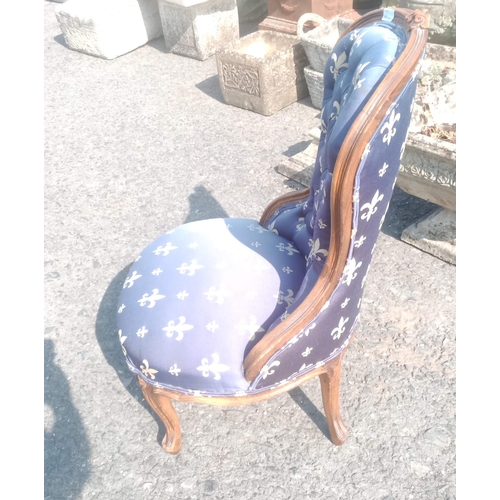 808 - A Nursing Chair (some scratch marks to upholstery)