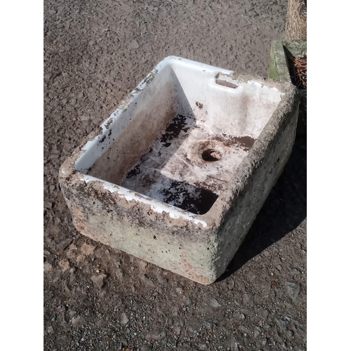 42 - Rendered Belfast Sink 63cm x 48cm x 26cm