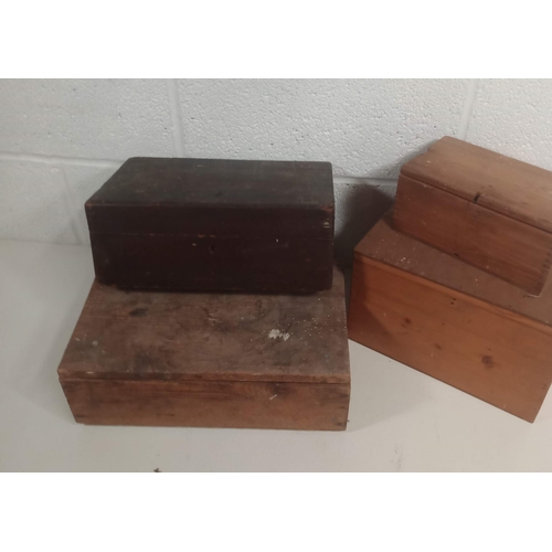 79 - 4 x Wooden Boxes