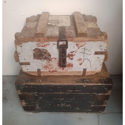 78 - 2 x Ammunition Storage Boxes