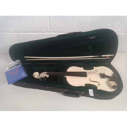 881 - A White Violin in Hard Case