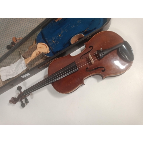 878 - A Nach Jacobs Stainer Violin in Case