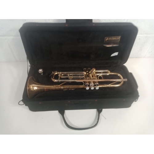 893 - A John Packer  151 Brass Trumpet in Case