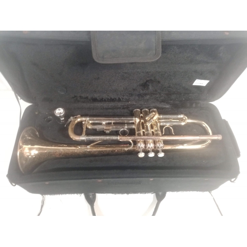 892 - A John Packer  151 Brass Trumpet in Case