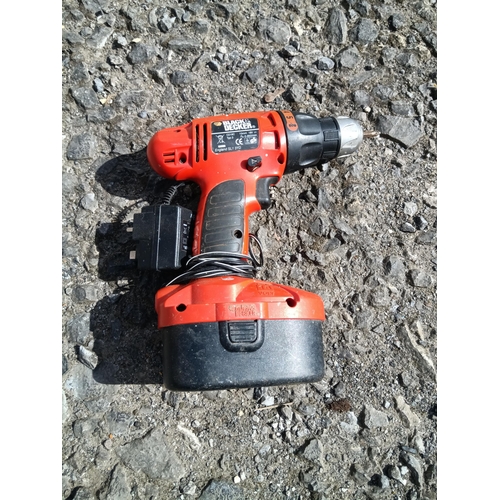 62 - Black and Decker Drill with Charger 18 volt