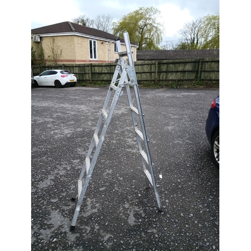 57E - An Aluminium Ladder/ Step Ladder