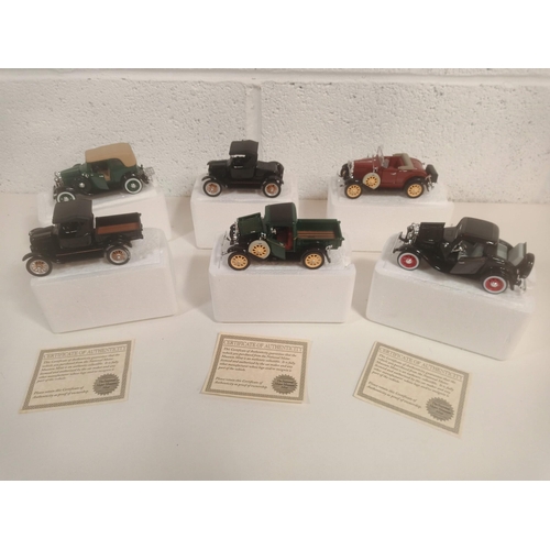 866 - 6 x Boxed National Motor Museum Mint Die Cast Model Cars