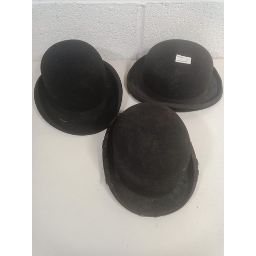 794 - 3 x Bowler Hats - Lock & Co, Dunn & Co