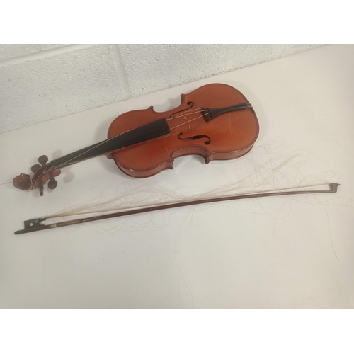877 - A Jean Baptiste Violin and Bow