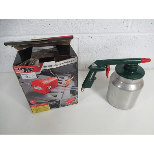 50C - Oil Suction Pump and Sand Blasting Gun