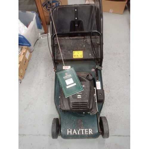 55 - Hayter Harrier 48 Petrol Lawn Mower and Handbook