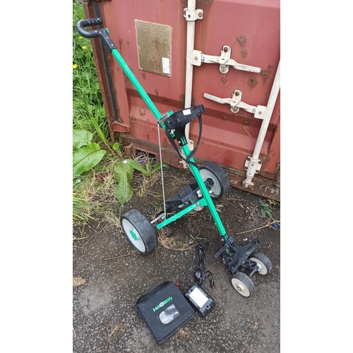 803 - Hill Billy Golf Trolley with Charger and Battery