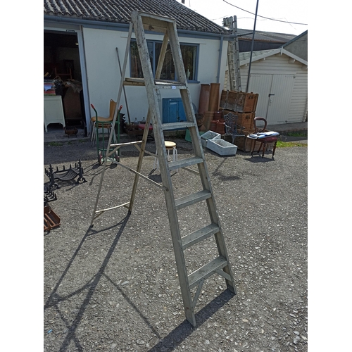 809 - Metal 6 Tread Step Ladder