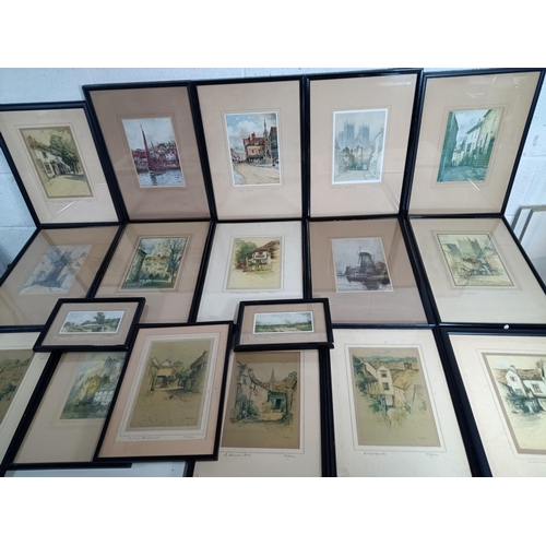 765 - A Large Series of Framed Prints by F Robson