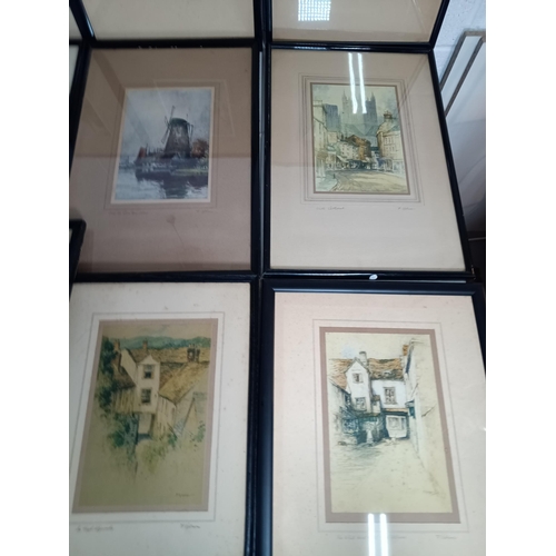 765 - A Large Series of Framed Prints by F Robson