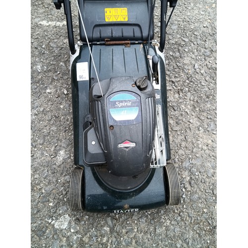 39a - A Hayter Petrol Direct Drive Lawnmower - Working