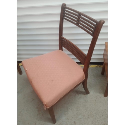 344 - A Danish Design Teak Chair 87 x 52 x 52cm  ( past evidence of woodworm to base)