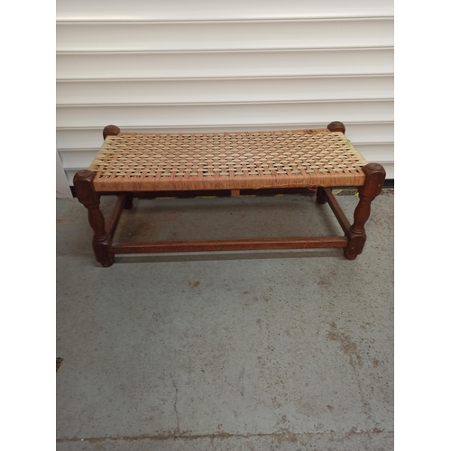 355 - Woven Foot Stool 30 x 70 x 35cm