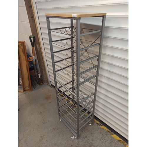 543 - A Metal Wine Rack 130cm x 40cm x 30cm