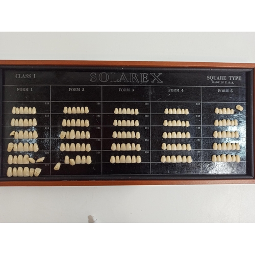 324 - A Case of Solarex Vintage False Teeth Graded Samples