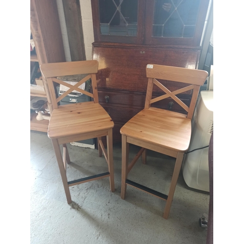 351 - Pair of Bar Stools 94cm x 40cm x 41cm