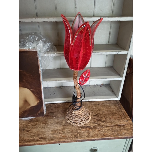 315B - Tulip Style Lamp 65cm High