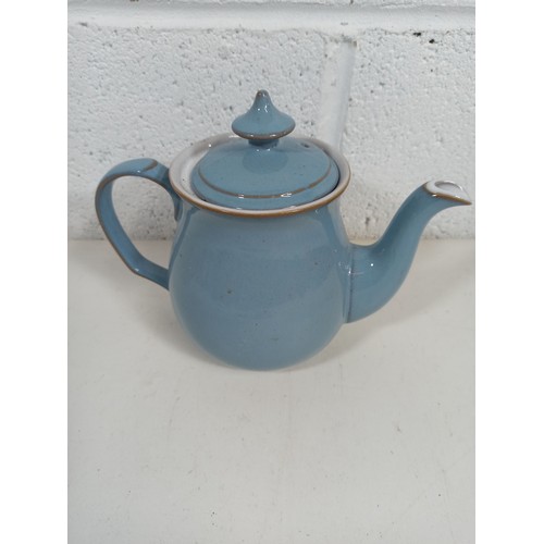 220 - Denby Blue Colonial Tea Pot