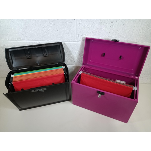 194 - 2 x Document Boxes