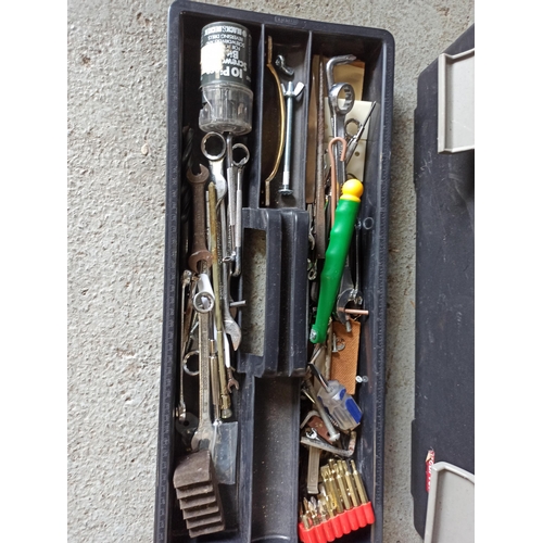 78 - An Assortment of Tools in a Plastic Tool Box