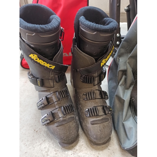 109 - Ski Boots and 2 x Ski Boot Bags