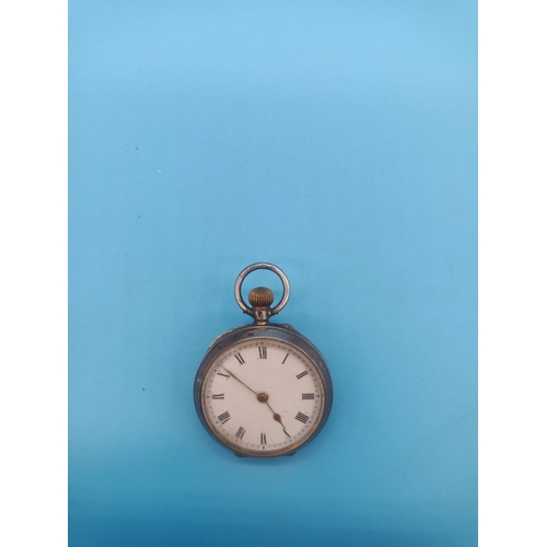 322 - A Silver Cased Ladies Pocket Watch