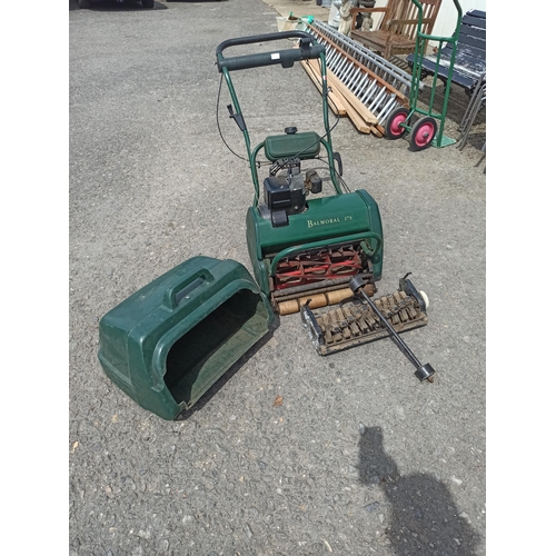 64 - Balmoral 175 Petrol Lawnmower with Scarifier