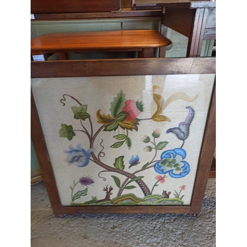 547 - A Pair of Tapestry Fire Screens - In Need of repair