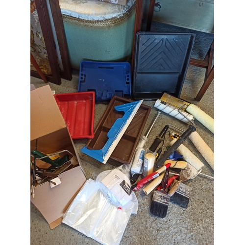 94B - Decorating Equipment, Rollers, Trays, Brushes, Dust Sheet and More