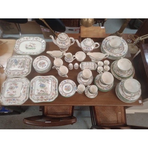 222 - A Large Quantity of Copeland Chinese Rose Dinner and Tea Service