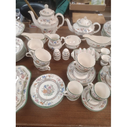 222 - A Large Quantity of Copeland Chinese Rose Dinner and Tea Service