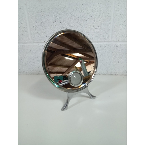 313 - A Vintage Illuminated Makeup/ Shaving Mirror