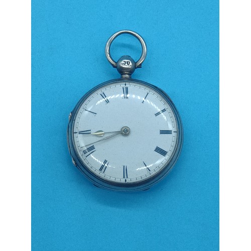 320 - Hallmarked Silver  Pocket Watch