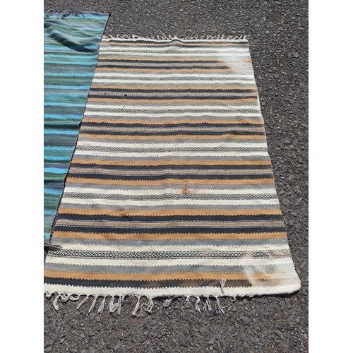 549 - 2 x Handmade Rugs