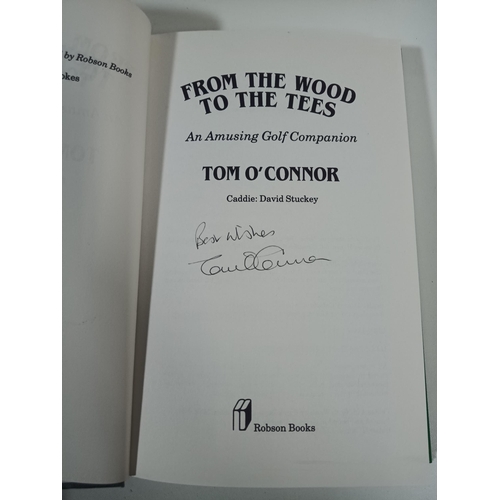 604 - 5 x Signed Books - Chris Ryan, Max Hastings, Tom O'Connor, Lionel Scott, Lynda Bellingham