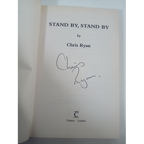 604 - 5 x Signed Books - Chris Ryan, Max Hastings, Tom O'Connor, Lionel Scott, Lynda Bellingham