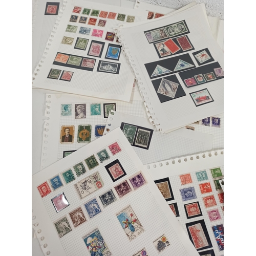 815 - An Assortment of Mounted Stamps/ Schoolboy Album