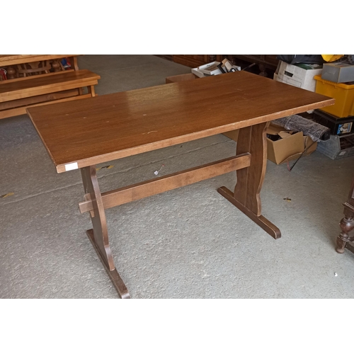 828 - Wooden Kitchen Table 76cm x 122cm x 69cm