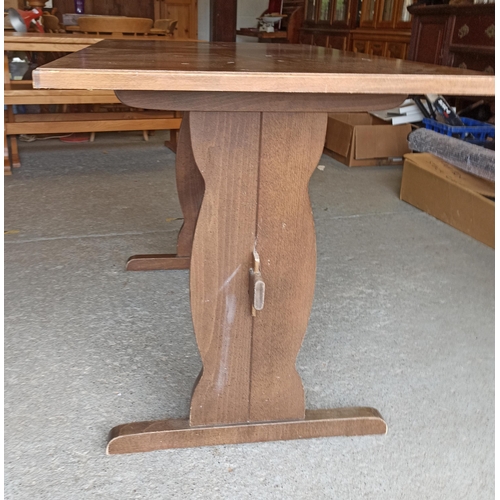 828 - Wooden Kitchen Table 76cm x 122cm x 69cm