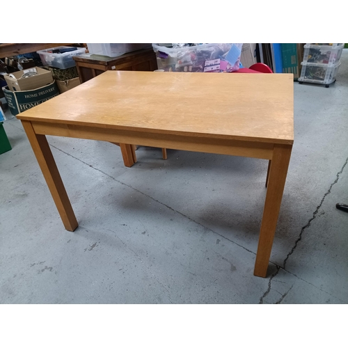 836 - A Pine Oblong Table 80 x 75 x 107cm