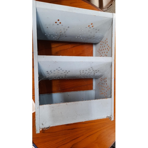 138 - Vintage Metal Kitchen Vegtable Storage Rack