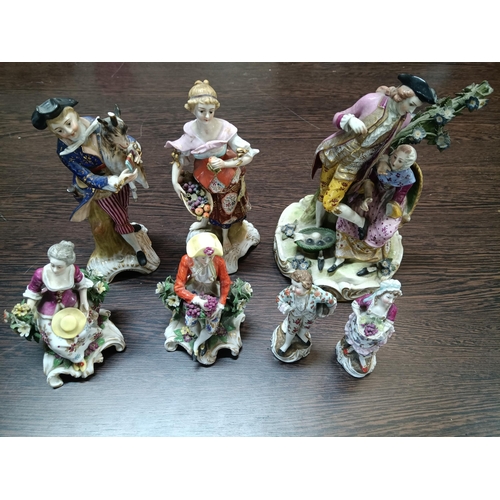 18 - 7 x Chelsea Figurines - all with damage or some losses