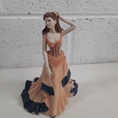 32 - Coalport Age of Elegance - Sweet Surprise 1999 and Regency Gala Figurine of the Year 2000 with COA a... 