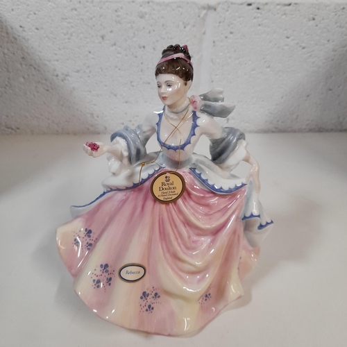 45 - Royal Doulton Figurines - Rebecca Figure of the Year 1998 HN4041 with COA and Rebecca 1979 HN2805 wi... 